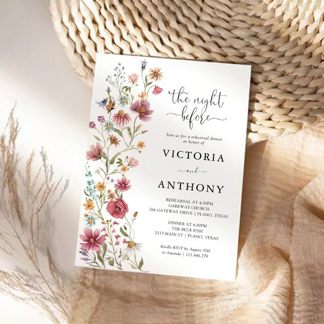 Invitación a la cena de Wildflowers (Subido por el creador)