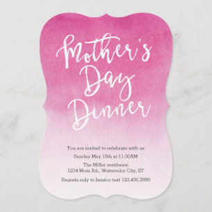 Invitación a la cena del Día de la Madre