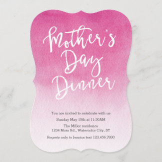 Invitación a la cena del Día de la Madre