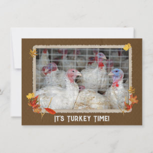 Invitación a la cena del Día de Turquía