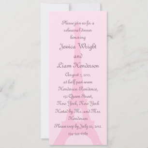 Invitación a la cena del ensayo de bonito de París