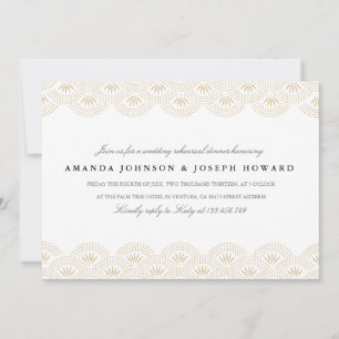 Invitación a la cena del ensayo Deco Seigaiha