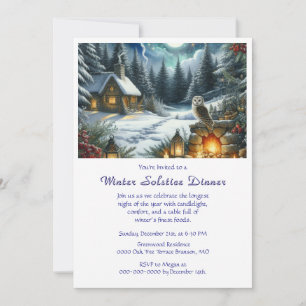 Invitación a la Cena del Solsticio de Invierno