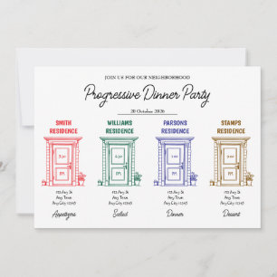 Invitación a la Cena Progresista de Puertas Abiert