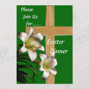 Invitación a la cena religiosa de Pascua