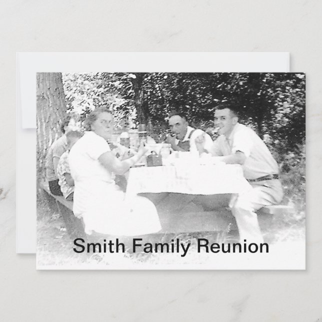 Invitación a la Cena Reunión (Anverso)