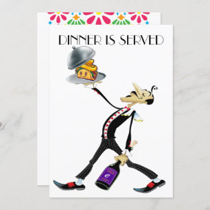 Invitación a la cena/reunión única versión 2