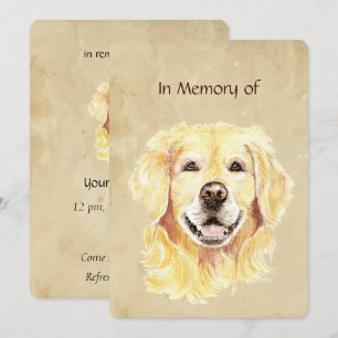 Invitación a la ceremonia conmemorativa del perro 