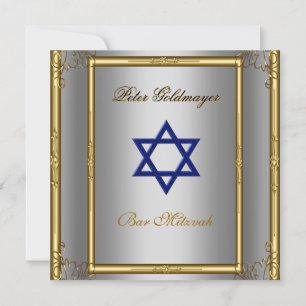 Invitación a la ceremonia de Bar Mitzvah