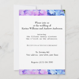 Invitación a la ceremonia de boda