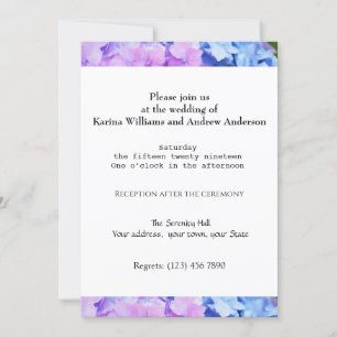 Invitación a la ceremonia de boda