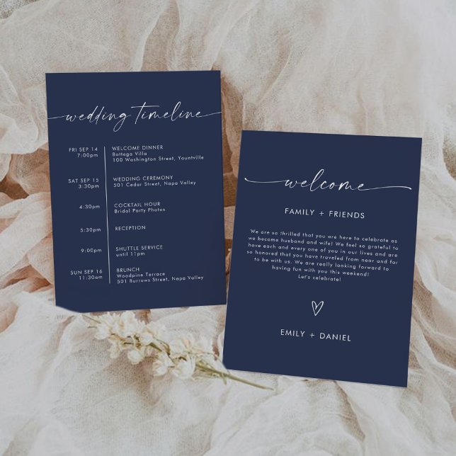 Invitación a la ceremonia de Boda minimalista (Subido por el creador)