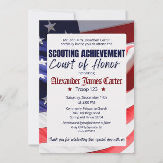 Invitación a la Ceremonia de Corte de Honor