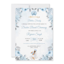 Invitación a la ceremonia de Dastar Bandi floral a