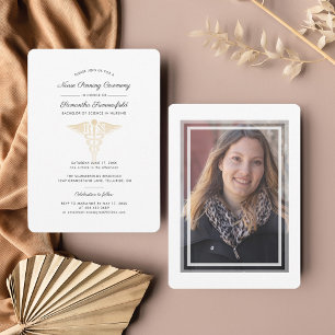 Invitación a la ceremonia de graduación de enferme