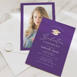 Invitación a la ceremonia de graduación de la cáps