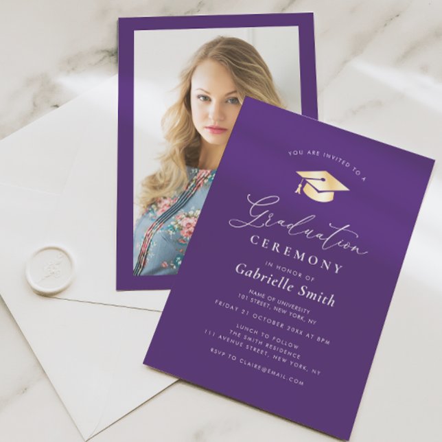 Invitación a la ceremonia de graduación de la cáps (Subido por el creador)