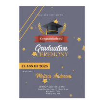 Invitación a la Ceremonia de Graduación de la Clas