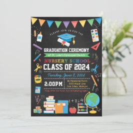 Invitación a la ceremonia de graduación de la Escu