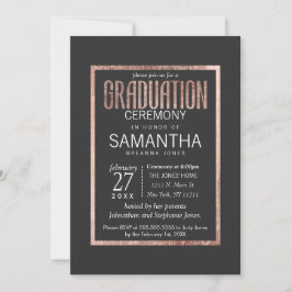 Invitación a la ceremonia de graduación de Moda Fa