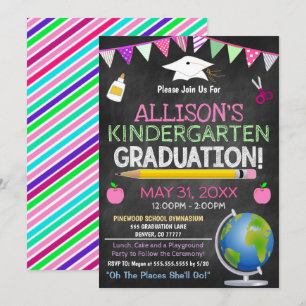 Invitación a la ceremonia de graduación de niños