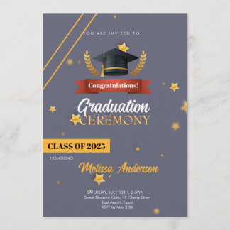 Invitación a la Ceremonia de la Clase de Oro Naval