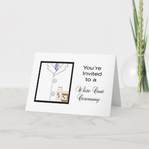 Invitación a la ceremonia de la cubierta blanca de