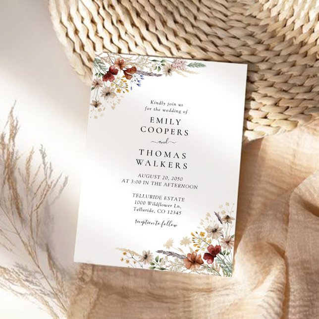 Invitación a la ceremonia de un pequeño Boda de fl (Subido por el creador)