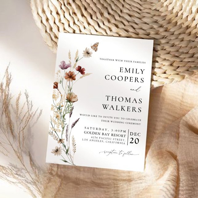 Invitación a la ceremonia de un pequeño Boda de fl (Subido por el creador)