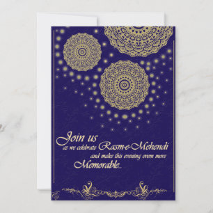Invitación a la ceremonia Mehendi/Henna