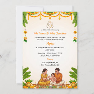 Invitación a la Ceremonia Tradicional de Alimentac