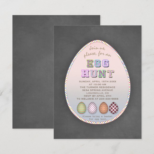 Invitación a la charla del Fiesta de la caza de hu (Anverso / Reverso)