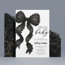 Invitación a la cinta de opciones de Baby Shower d