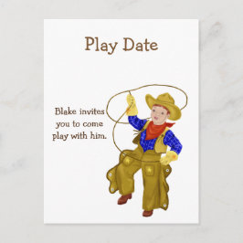 Invitación a la cita para niño, niño pequeño