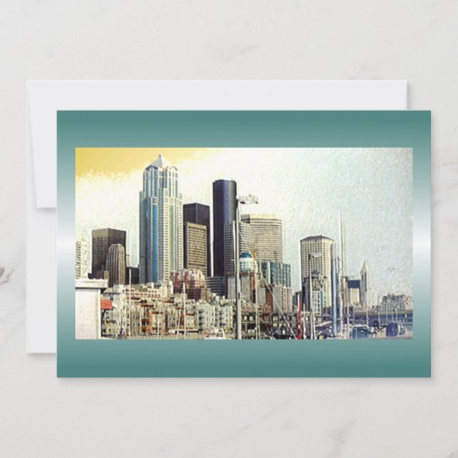 Invitación a la ciudad de Seattle (Anverso)