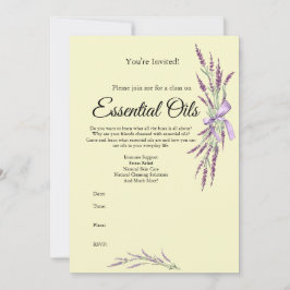 Invitación a la clase de aceites esenciales