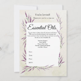 Invitación a la clase de aceites esenciales