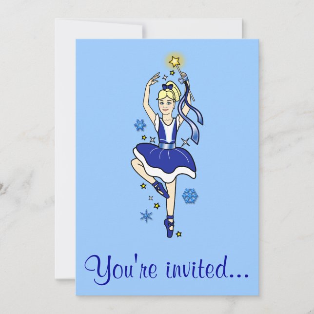 Invitación a la competencia de baile: Bailarín de  (Anverso)