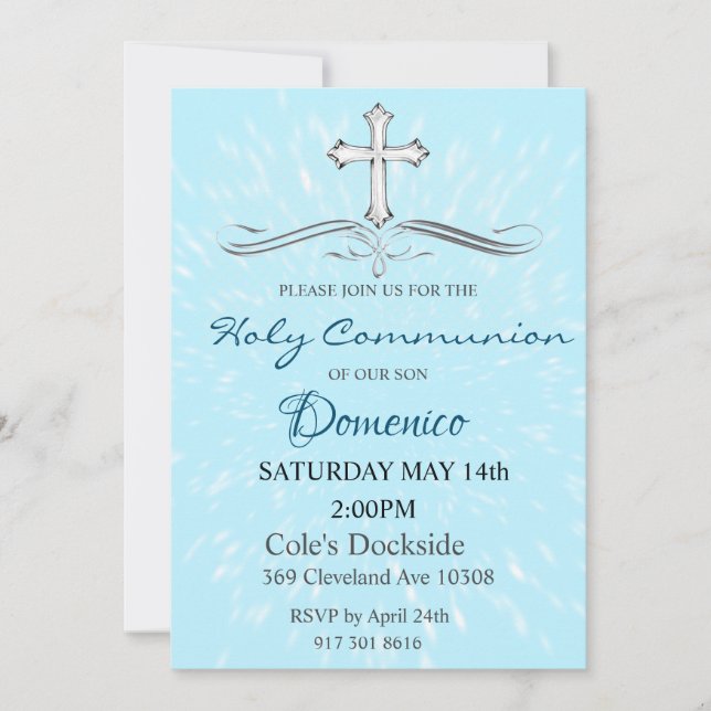 Invitación a la comunidad Azul (Anverso)