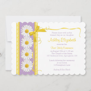 Invitación a la comunidad de color morado Shasta D