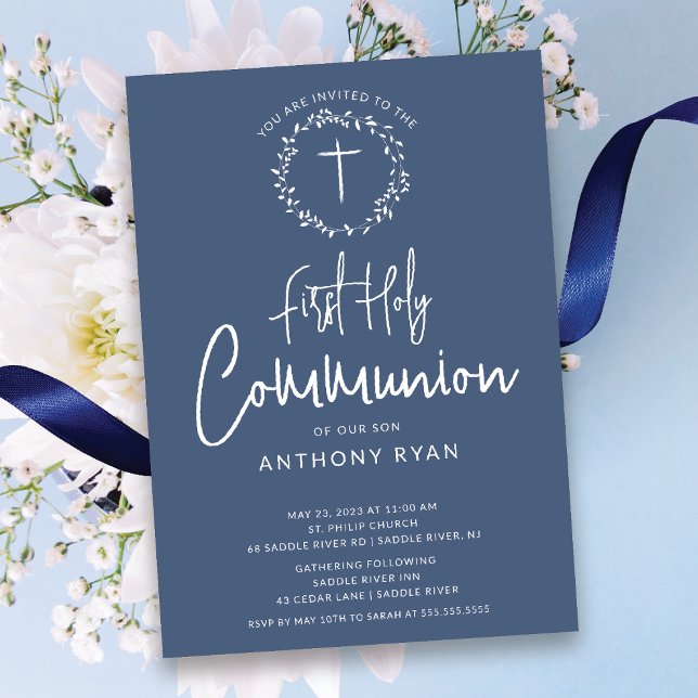 Invitación a la comunión de Azure Blessings Boys (Subido por el creador)