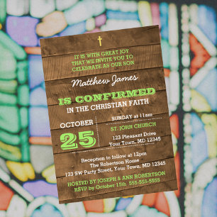 Invitación a la confirmación de Barnwood Green