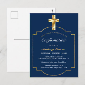 Invitación a la confirmación de la Cruz de Oro de