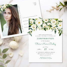 Invitación a la confirmación de la foto de la verd