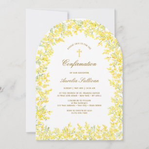 Invitación a la confirmación de Mimosa Arch