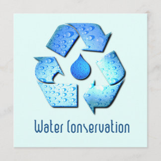 Invitación a la conservación del agua
