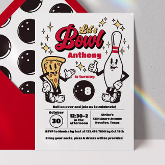 Invitación a la cosecha de bolas - Rojo