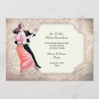 Invitación a la cosecha de Fiesta de cena y baile