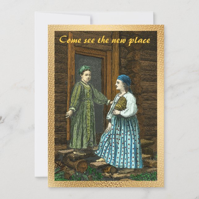 Invitación a la cosecha en casa (Anverso)