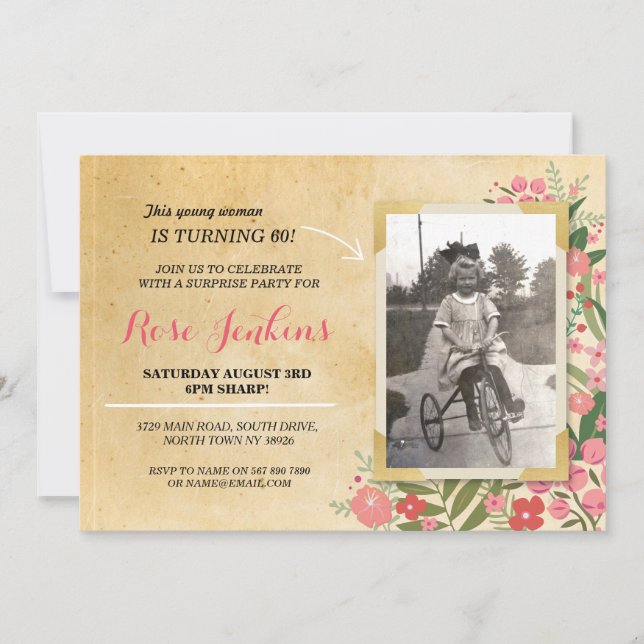 Invitación a la cosecha floral del partido de cump (Anverso)